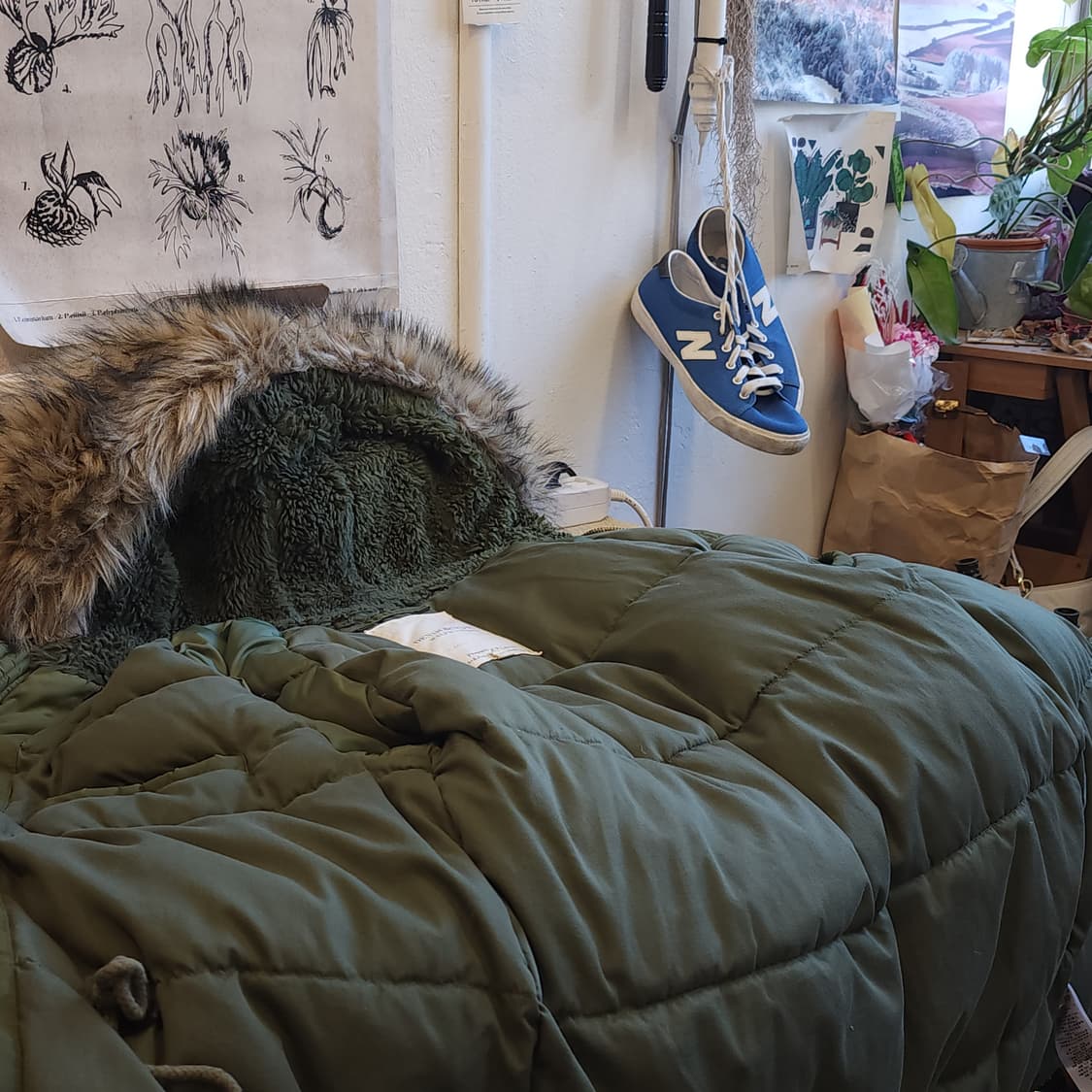 폴로 데님앤서플라이 n3b 다운 패딩 폴로 밀리터리 헤비다운 카키 M  상품이미지9