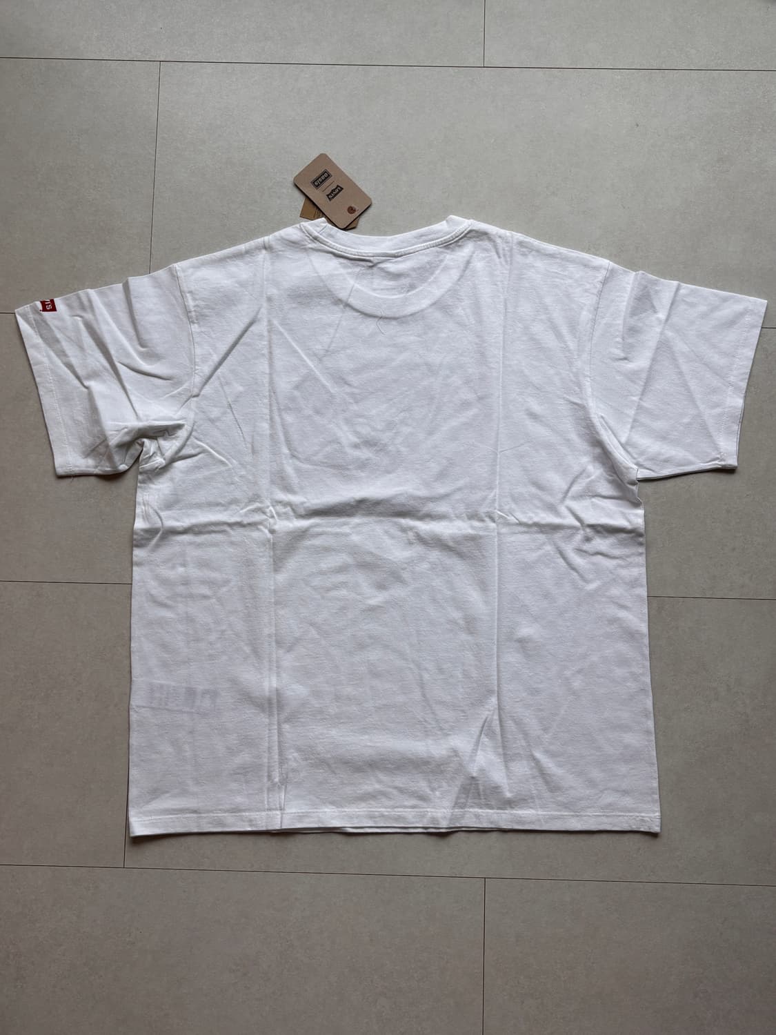 오아시스 오피셜 그래픽 티셔츠 (화이트 / 새제품) L 유니온잭 상품이미지9