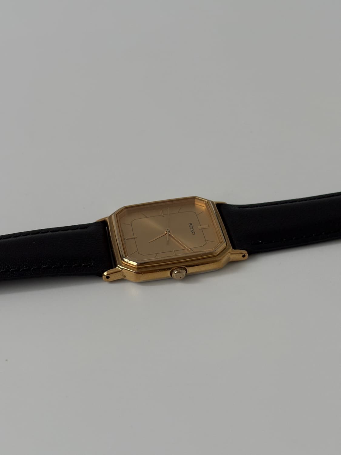 1980s Gold Octagon Case Quartz 상품이미지5