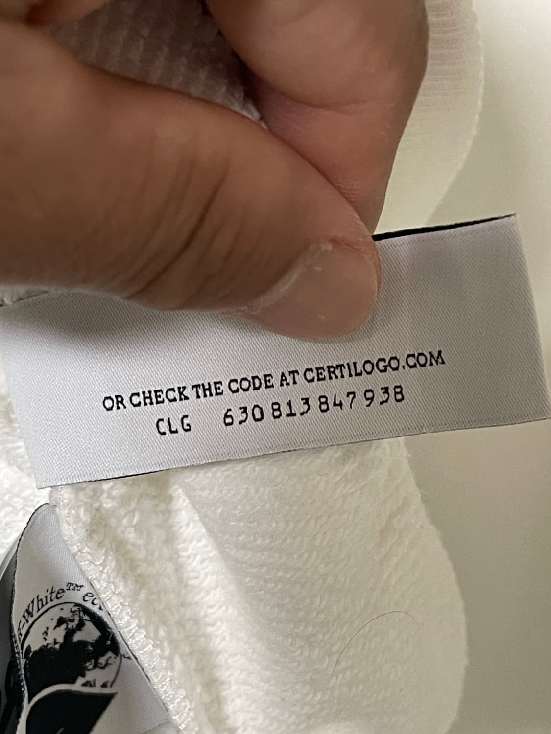 Off-White 오프화이트 화이트 맨투맨 상품이미지2