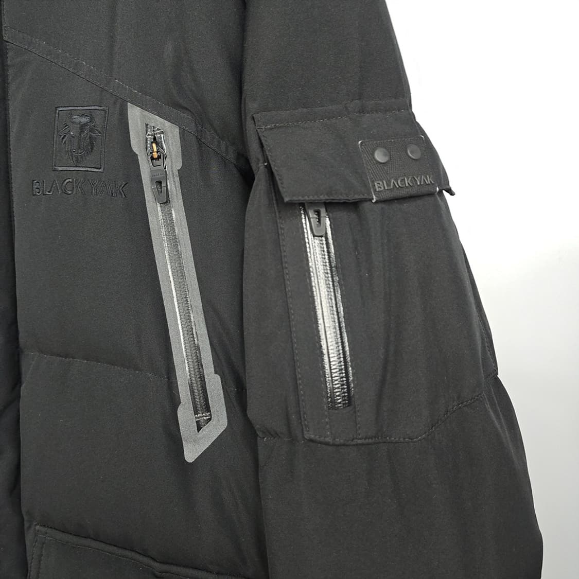 블랙야크 B모션 벤치다운 롱패딩 블랙 L 상품이미지4