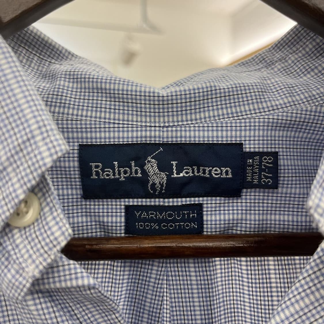 폴로 랄프로렌 YARMOUTH 모던 캐주얼 체크 셔츠 105 C10064 상품이미지5