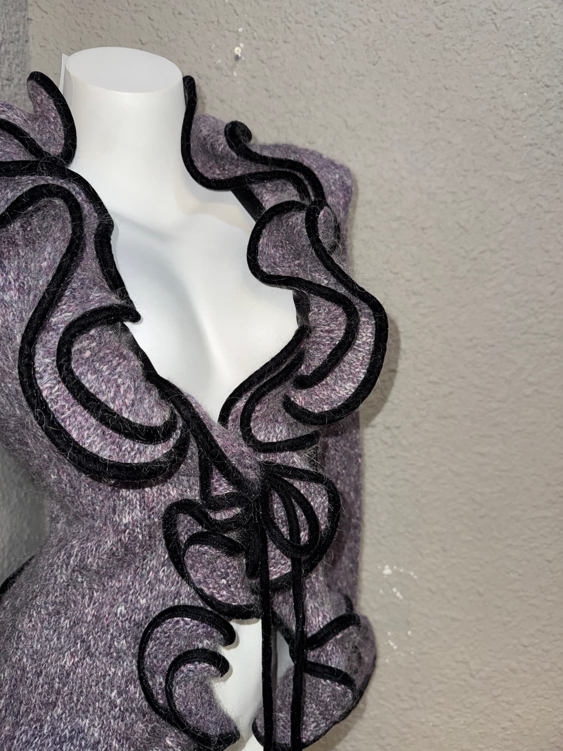 벨벳 러플 가디건 상품이미지2