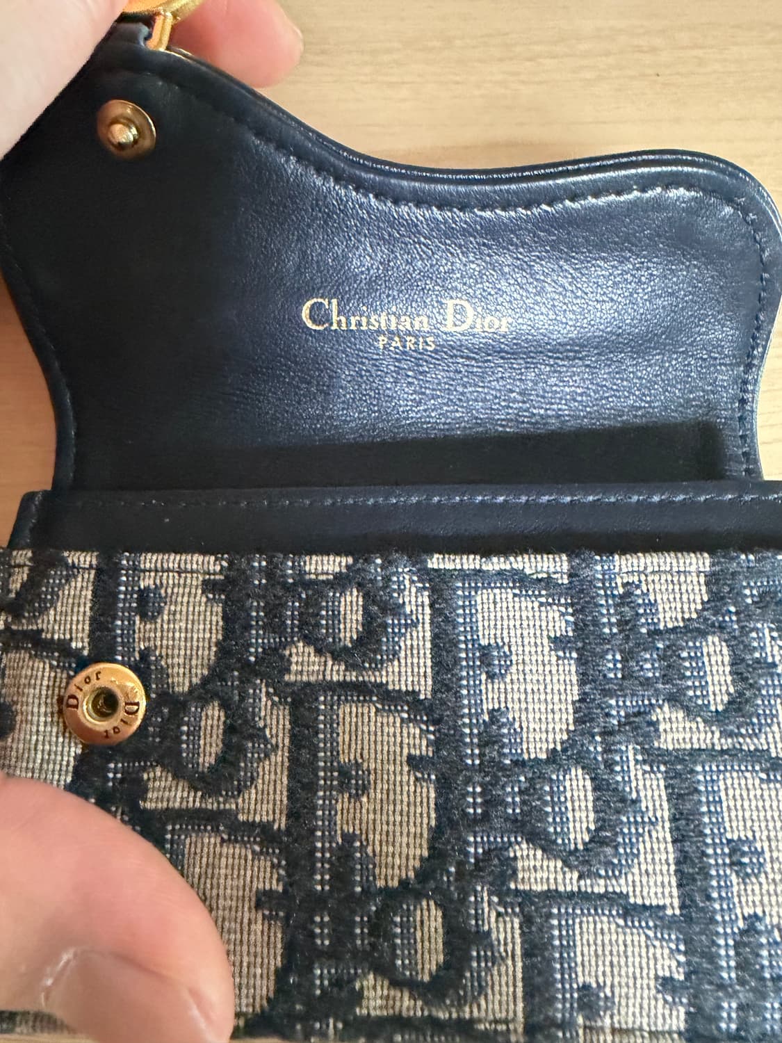 디올 오블리크 새들 카드지갑 상품이미지2