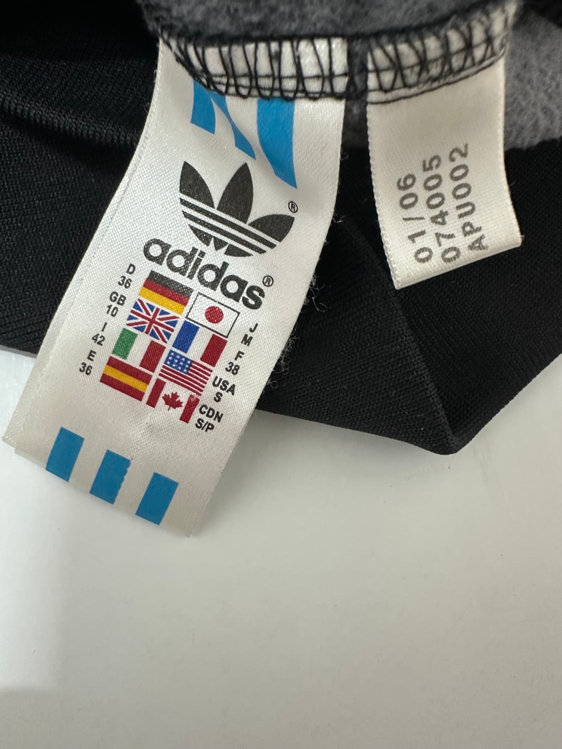 아디다스 블랙 트랙탑 져지 상품이미지5