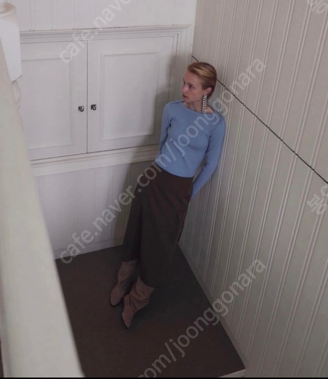 언앤써드미스테리 글로시 포켓 스커트 상품이미지4