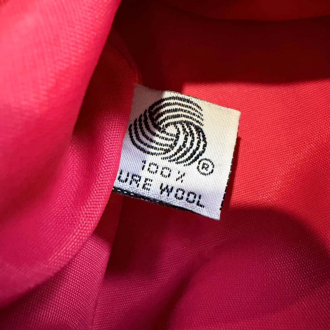 Christian Dior 80's 빈티지 레드 울 스커트 수트 재킷 상품이미지6