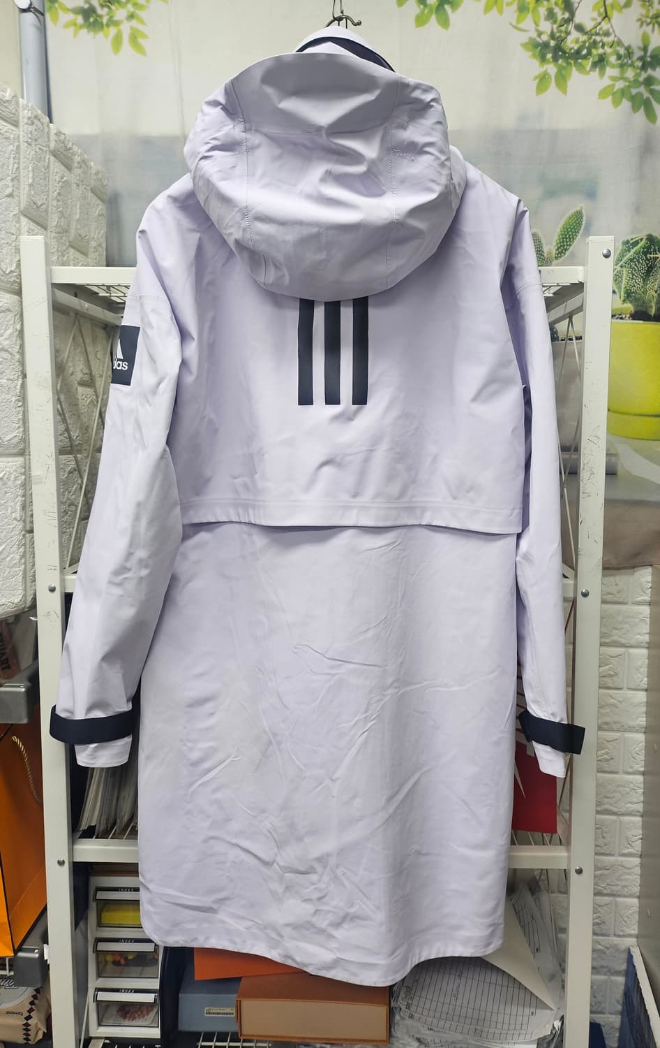 아디다스 마이쉘터 파카 레인코트 S 롱자켓 방수코트  MM44 상품이미지3