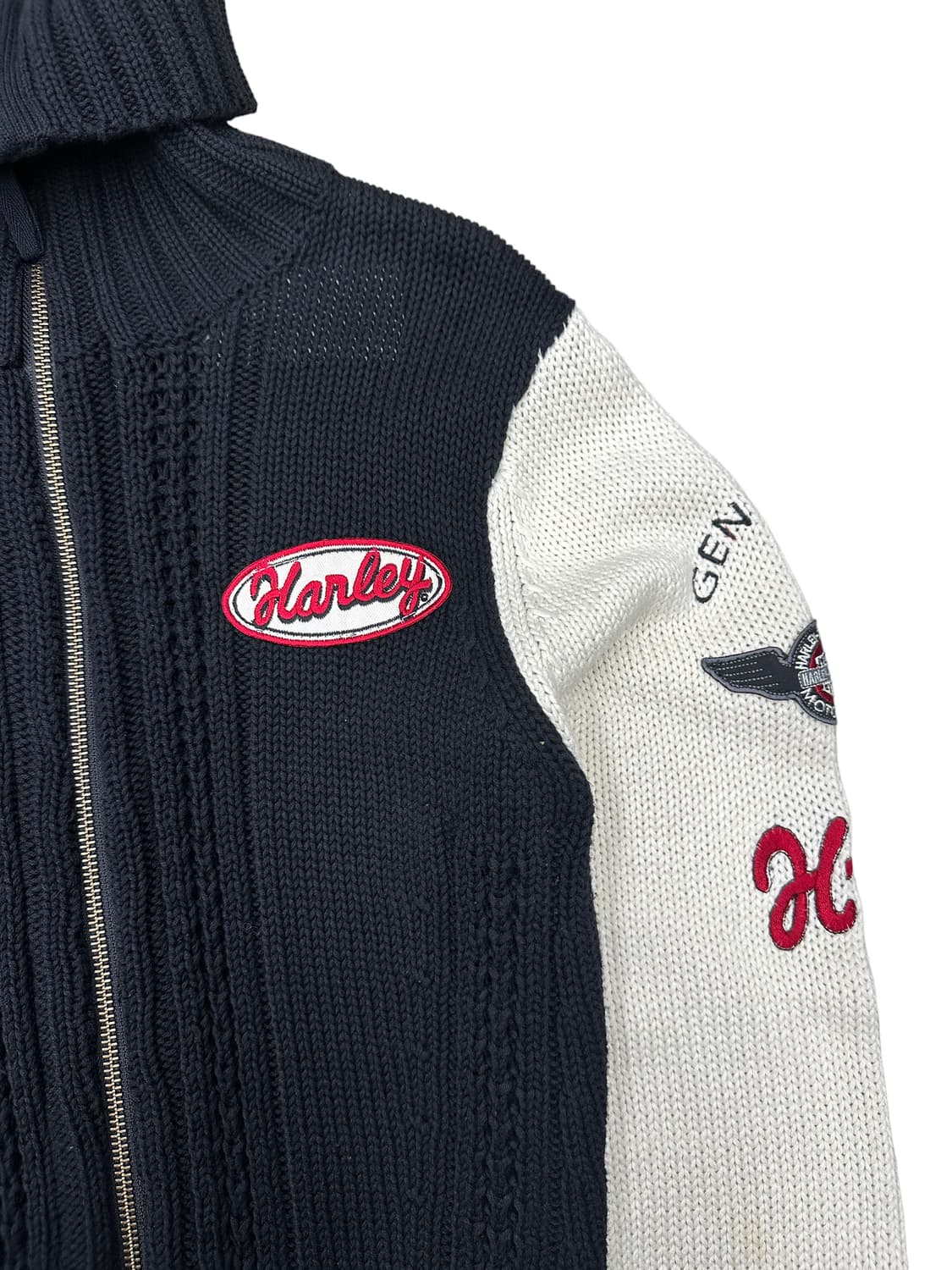 할리 데이비슨) 목폴라 집업 M 상품이미지2