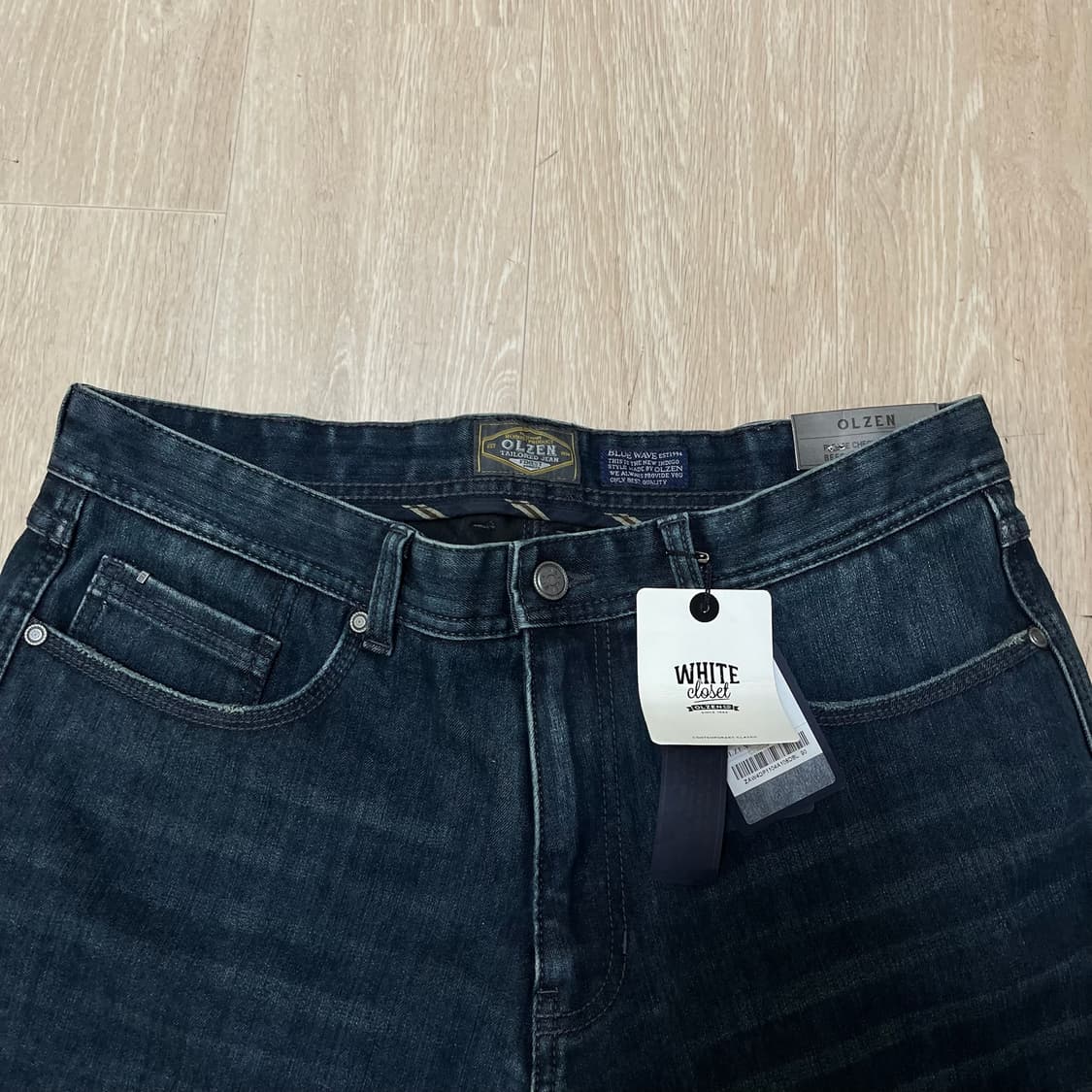 새상품 올젠 테일러드 남성 데님 청바지 76-98  상품이미지7