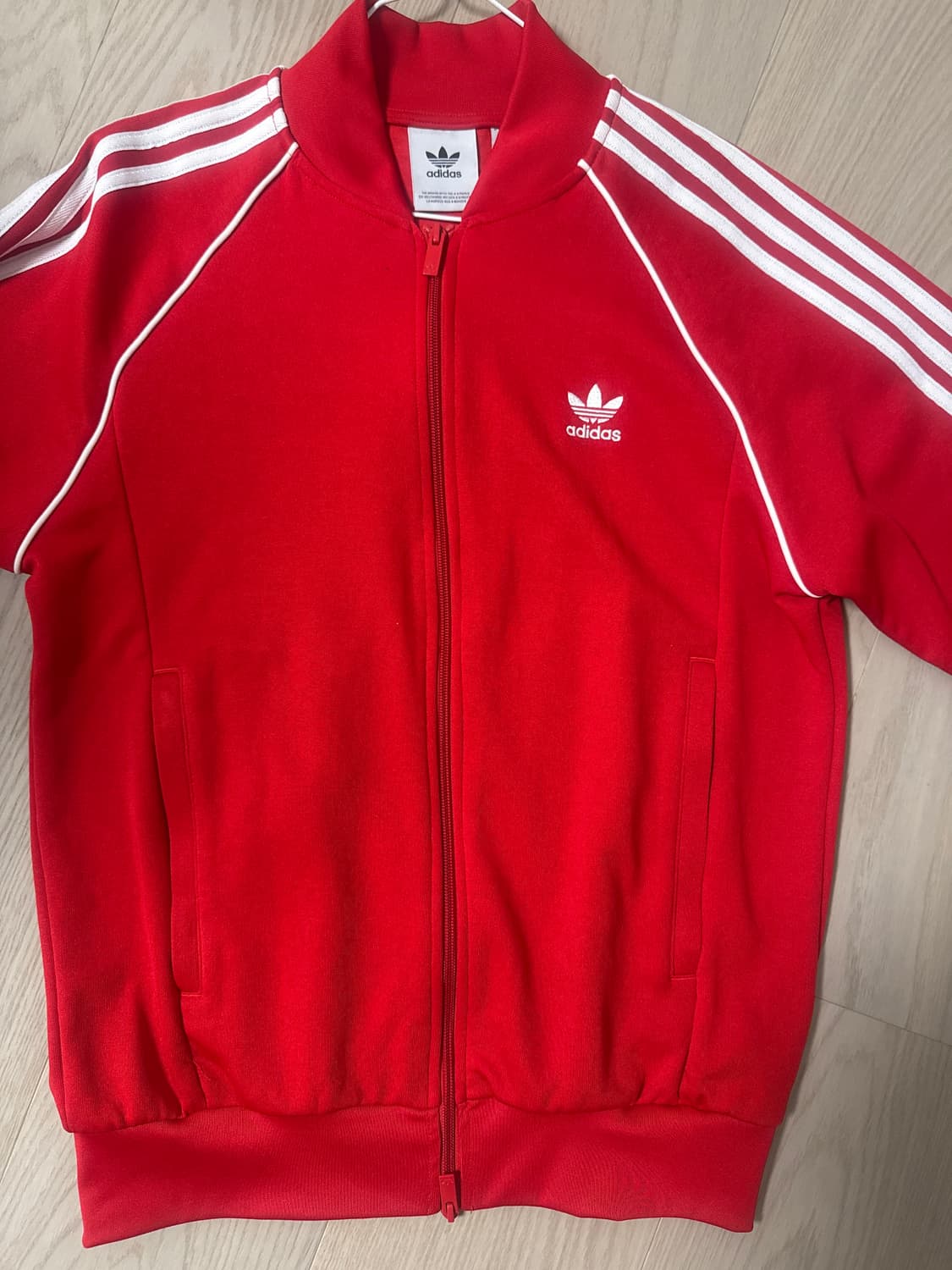 아디다스 슈퍼스타 트랙탑 져지 레드 상품이미지1