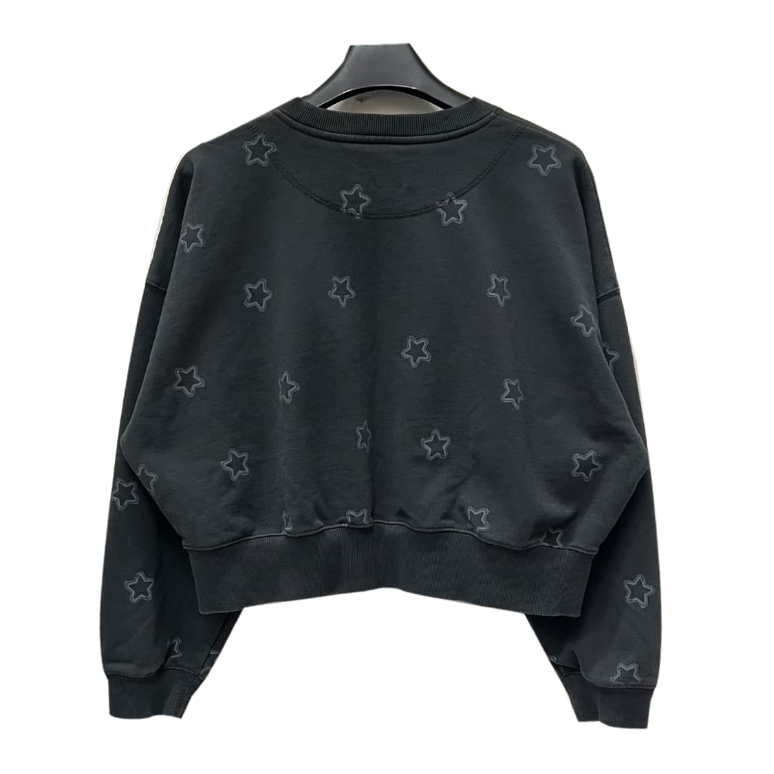 COACH 코치 스타 프린트 자수 로고 크루넥 크롭 맨투맨 S 상품이미지2