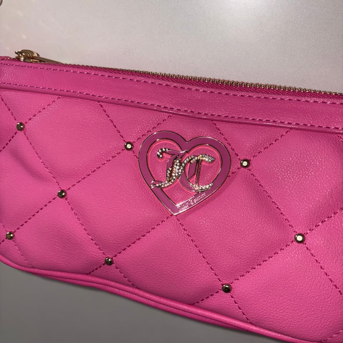 쥬시 꾸뛰르 핫핑크 갸루 미니 숄더백 상품이미지2