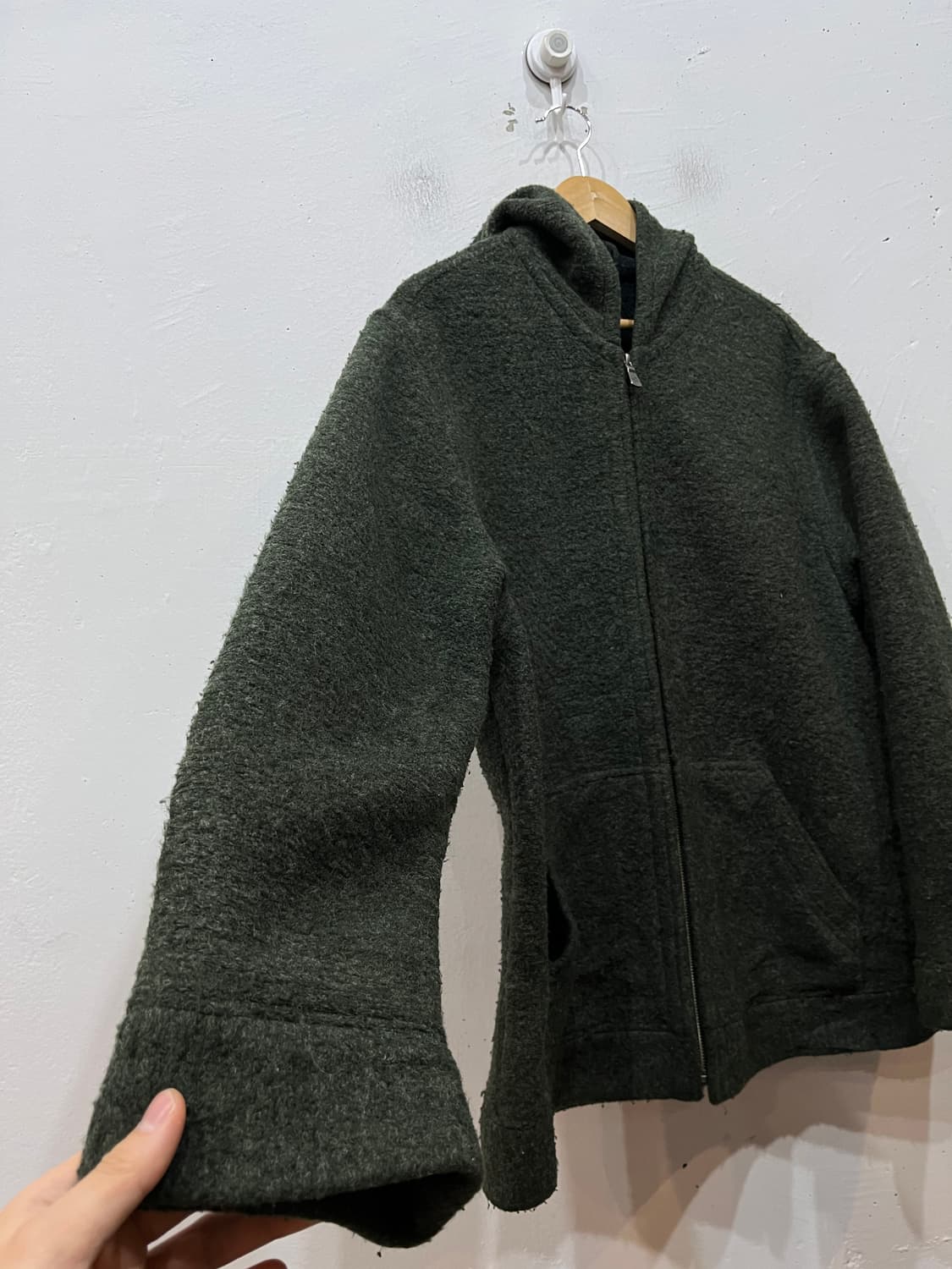 MR JUNKO by 준코 코시노 부클 후디 울자켓 상품이미지3