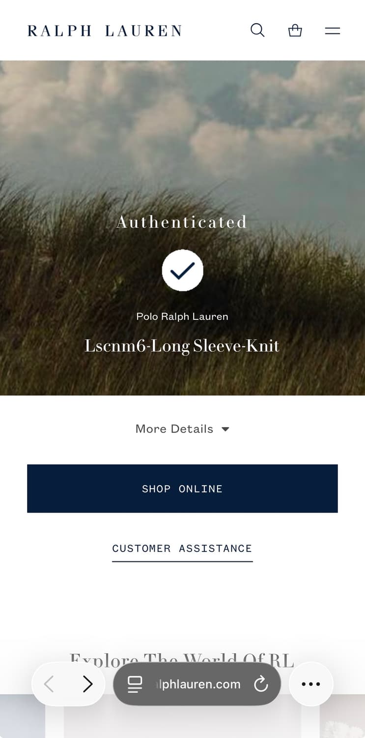 XL 폴로랄프로렌 블랙 맨투맨 상품이미지7