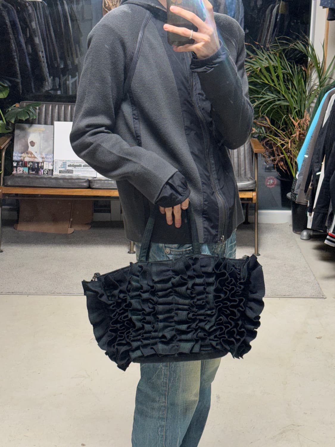 Mb lucas 프릴 체크 숄더백 상품이미지6