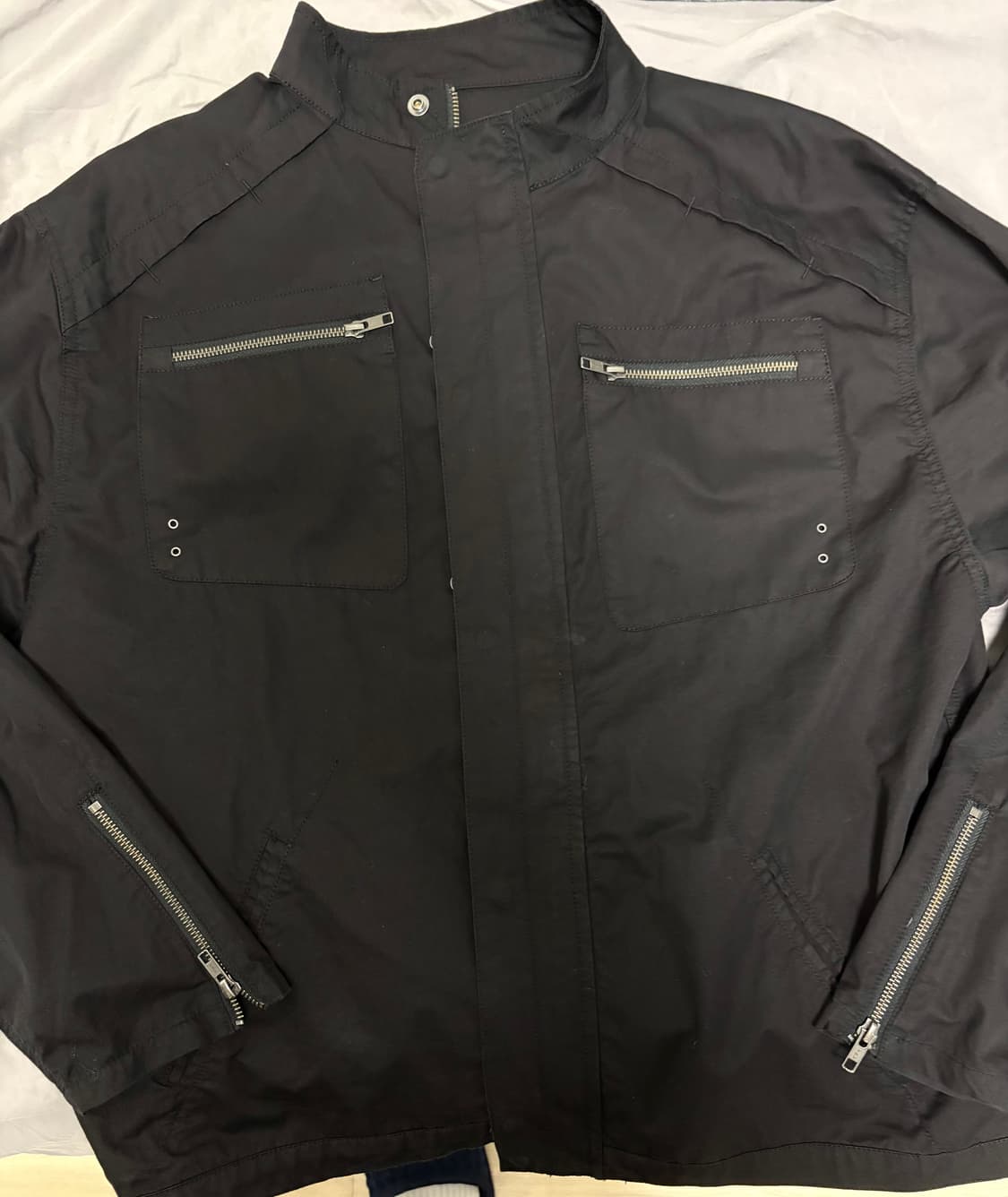 Etce zipper pocket mil jacket 블랙 L  자켓 상품이미지2