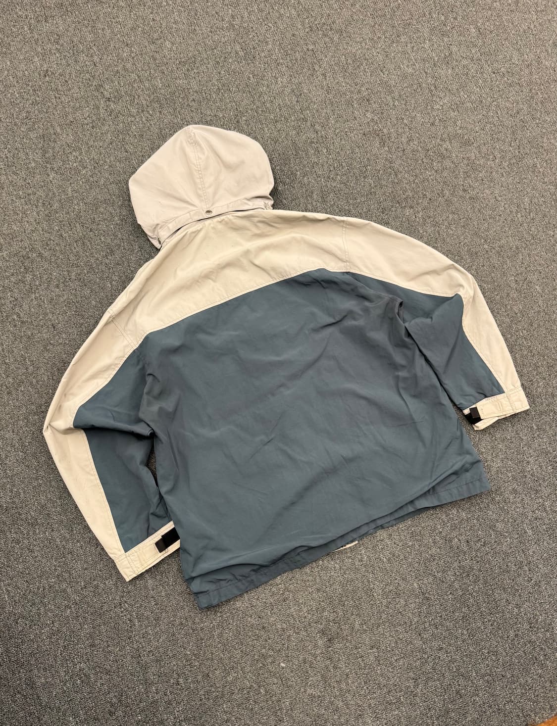 L)퀵실버 빈티지 올드스쿨 배색 바람막이 점퍼 상품이미지6