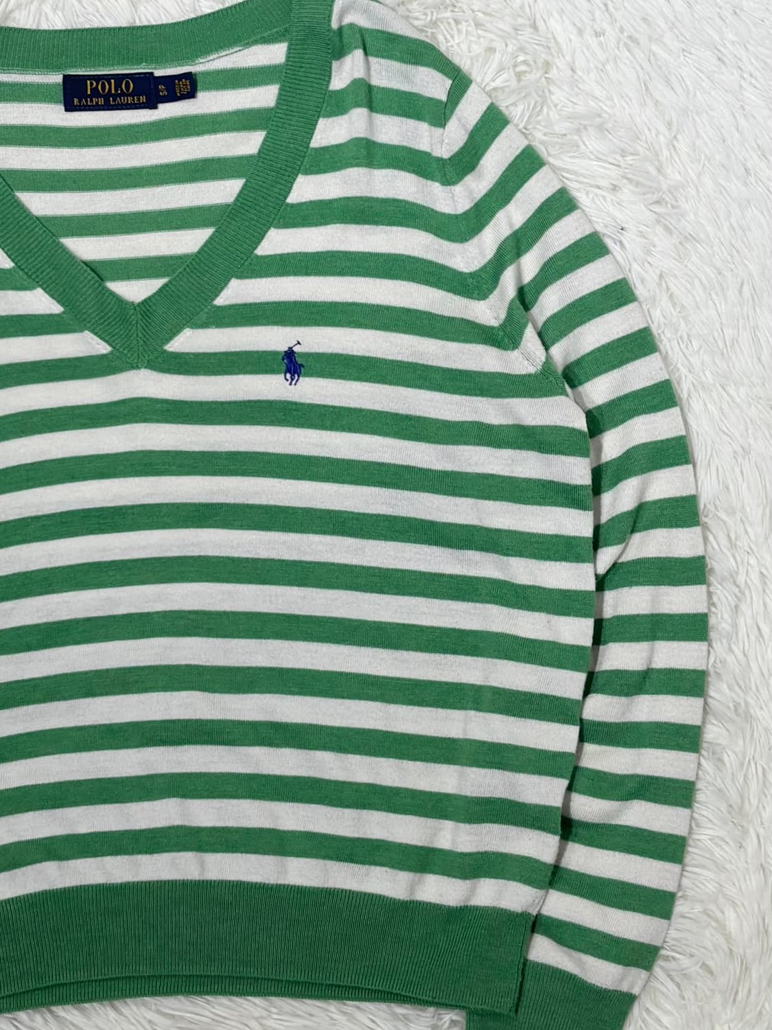 폴로랄프로렌 스트라이프 브이넥 니트 상품이미지5