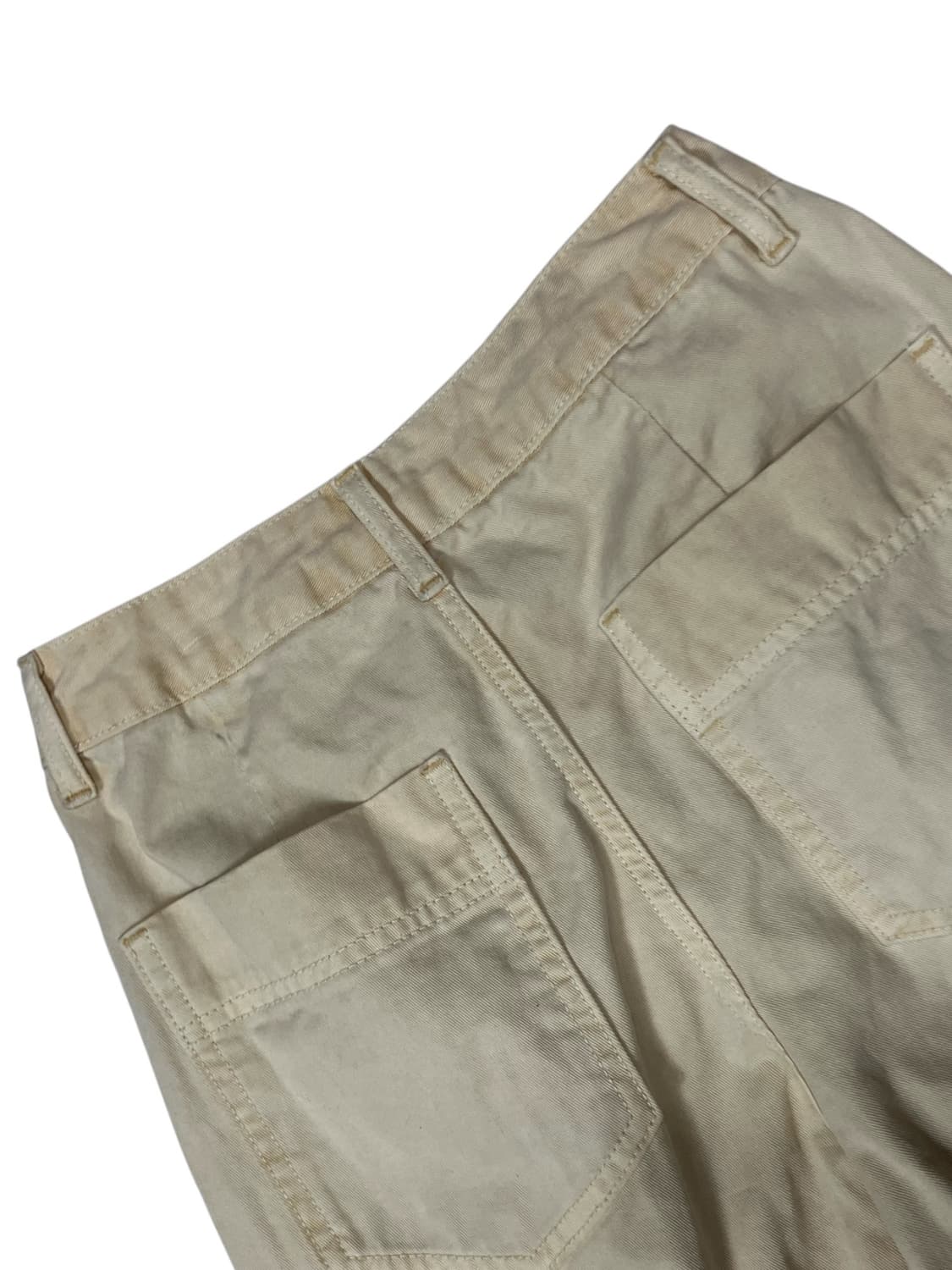 마리떼 프랑소와 저버드 아이보리 코튼팬츠 25 상품이미지5