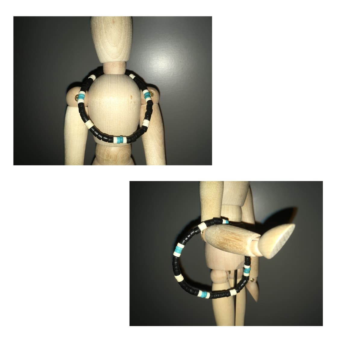 [악] 보헤미안 블랙 비즈팔찌 상품이미지3