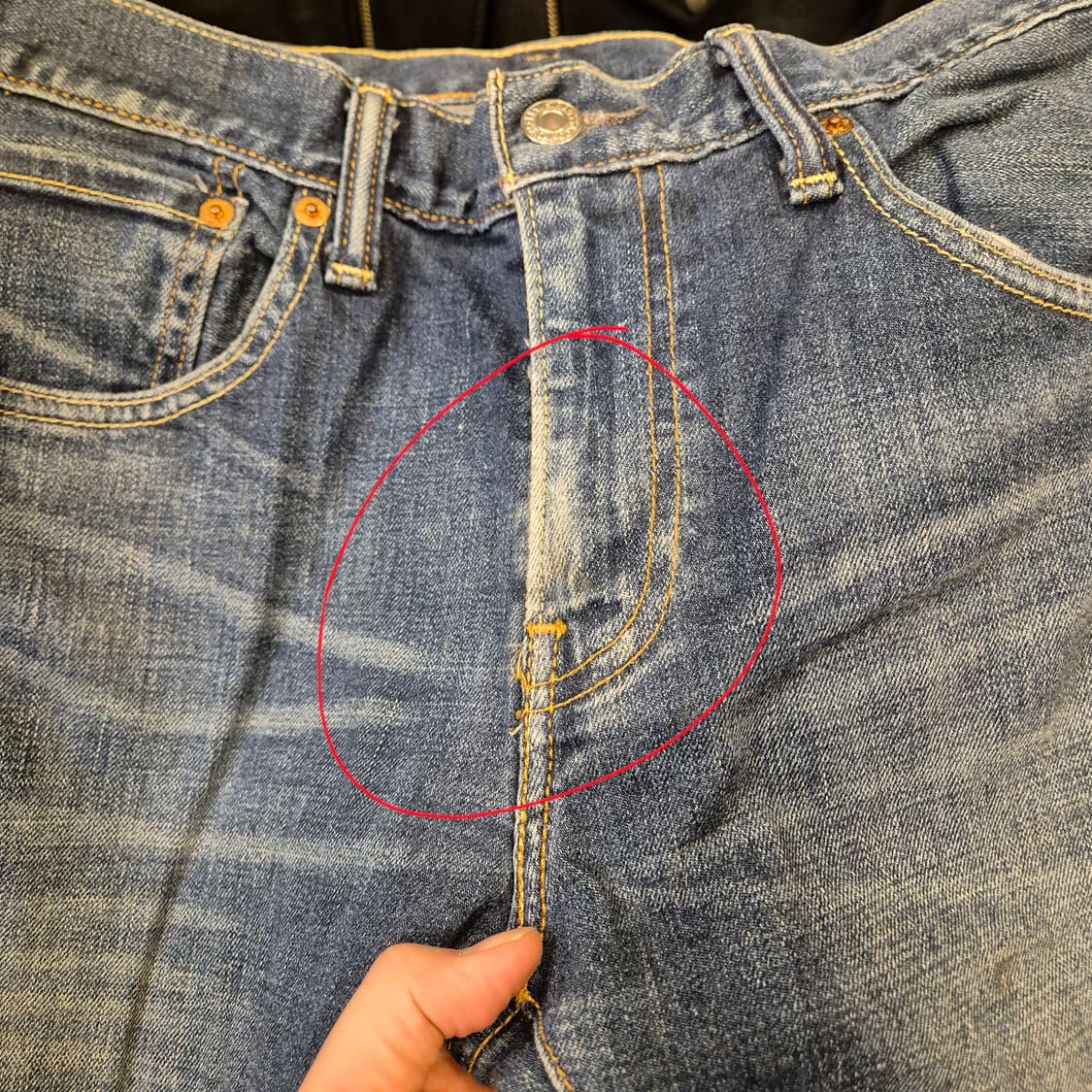 실사이즈-31인치 리바이스 541 청바지  상품이미지7