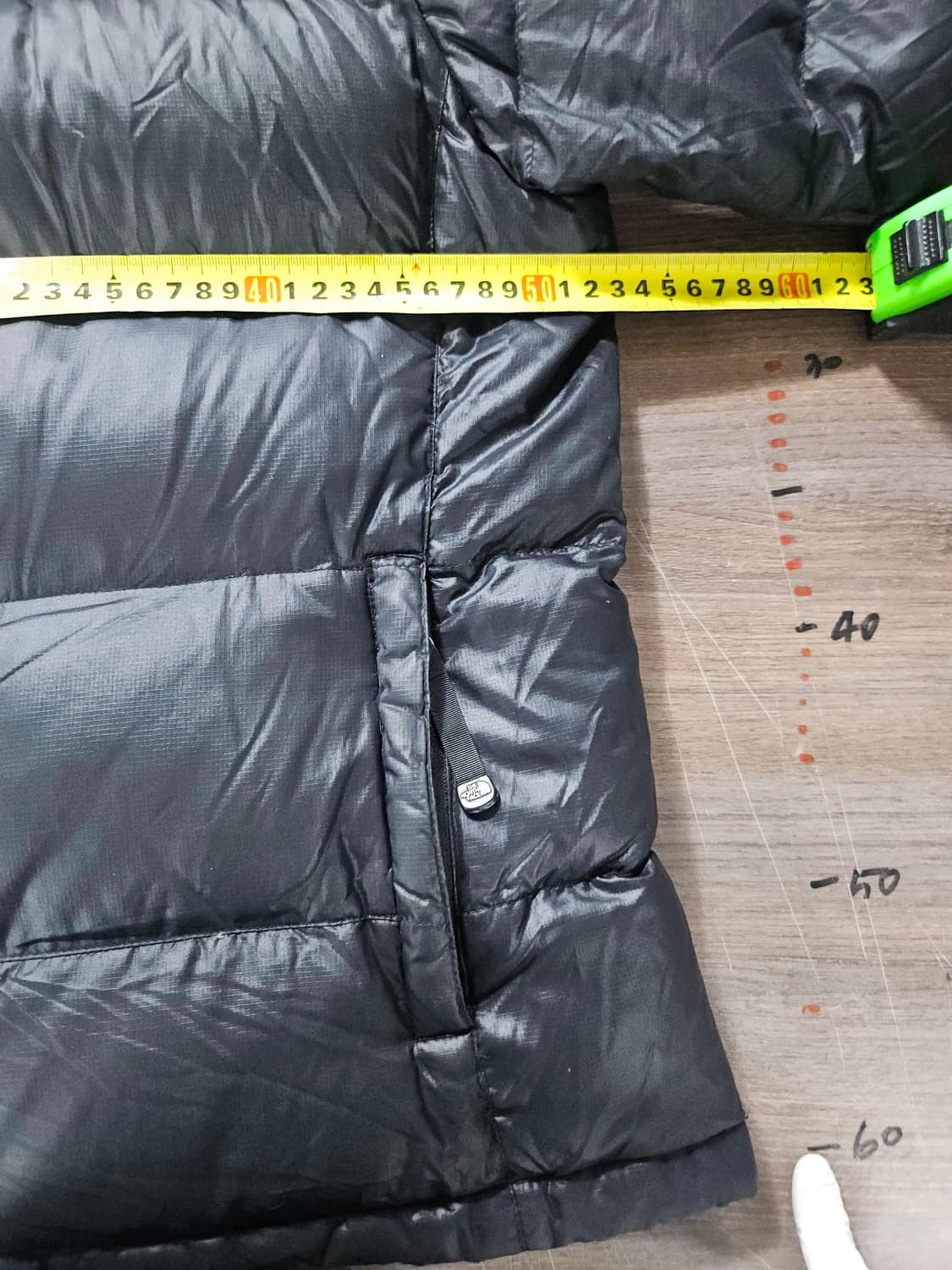 노스페이스 700 블랙 구스다운 눕시 패딩 85 상품이미지5