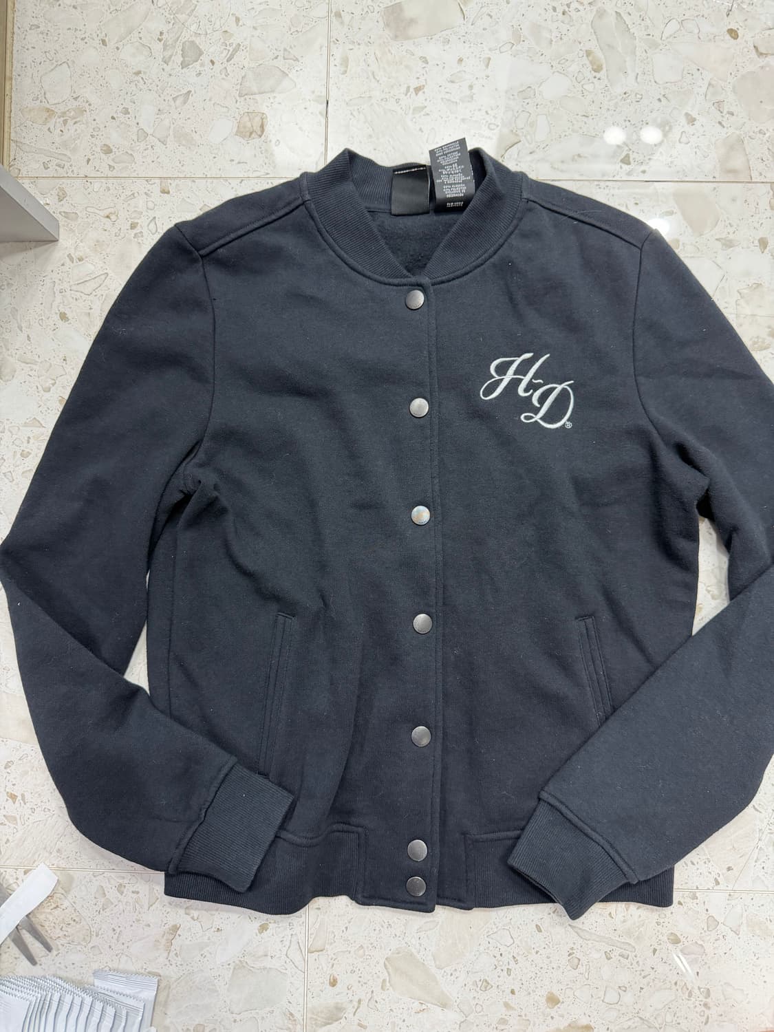 할리데이비슨 Harley-Davidson 정품 스냅 버튼 자켓/맨투맨 M 상품이미지2