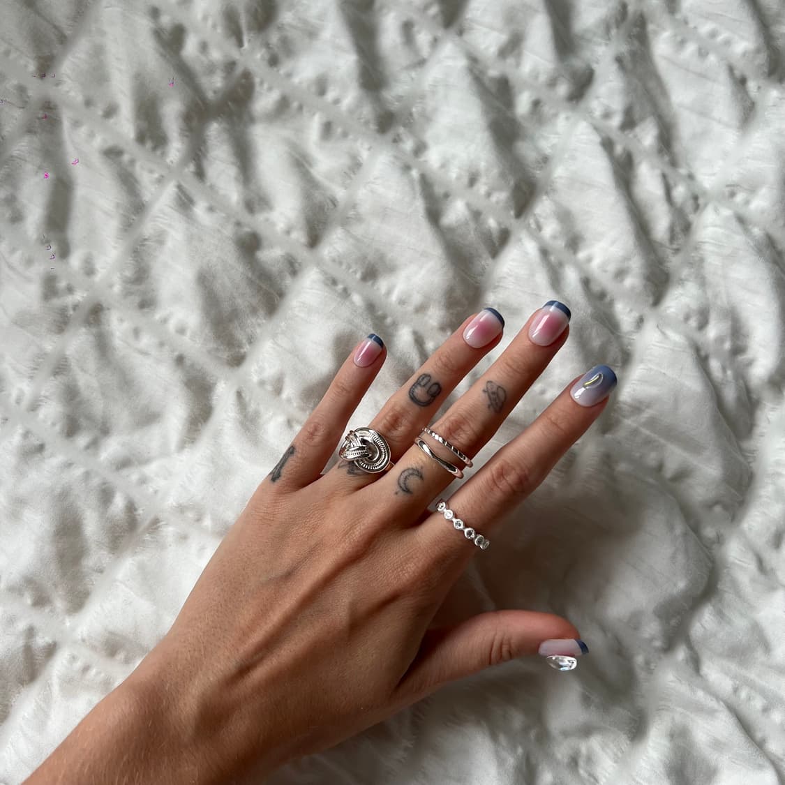 💍 실버 라인 스톤 반지 상품이미지9