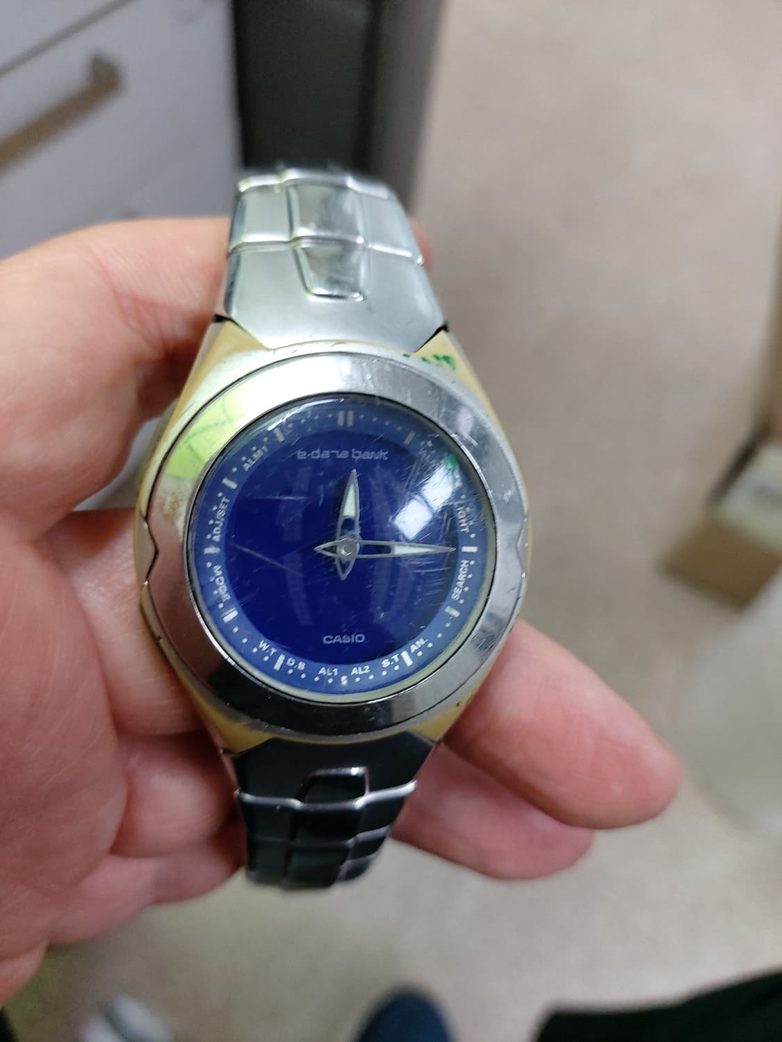 카시오 e-data bank 남성 시계 상품이미지1