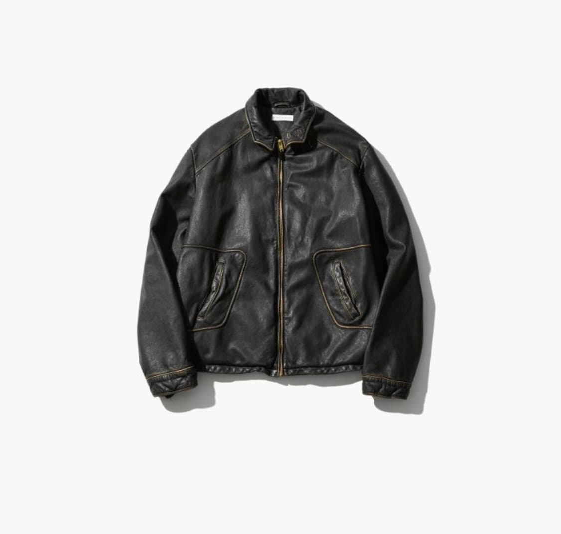 구매) 오토매틱 포 더 피플 파이핑 레더 자켓 상품이미지1