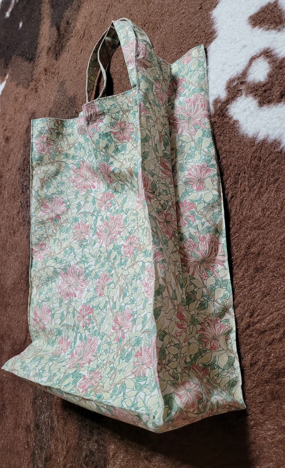 사랑스런 꽃무늬 패턴의 에코백 상품이미지9