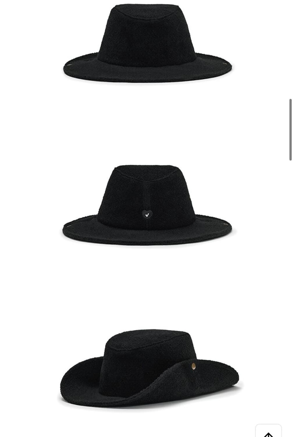 어썸니즈 페도라 햇 블랙 상품이미지2