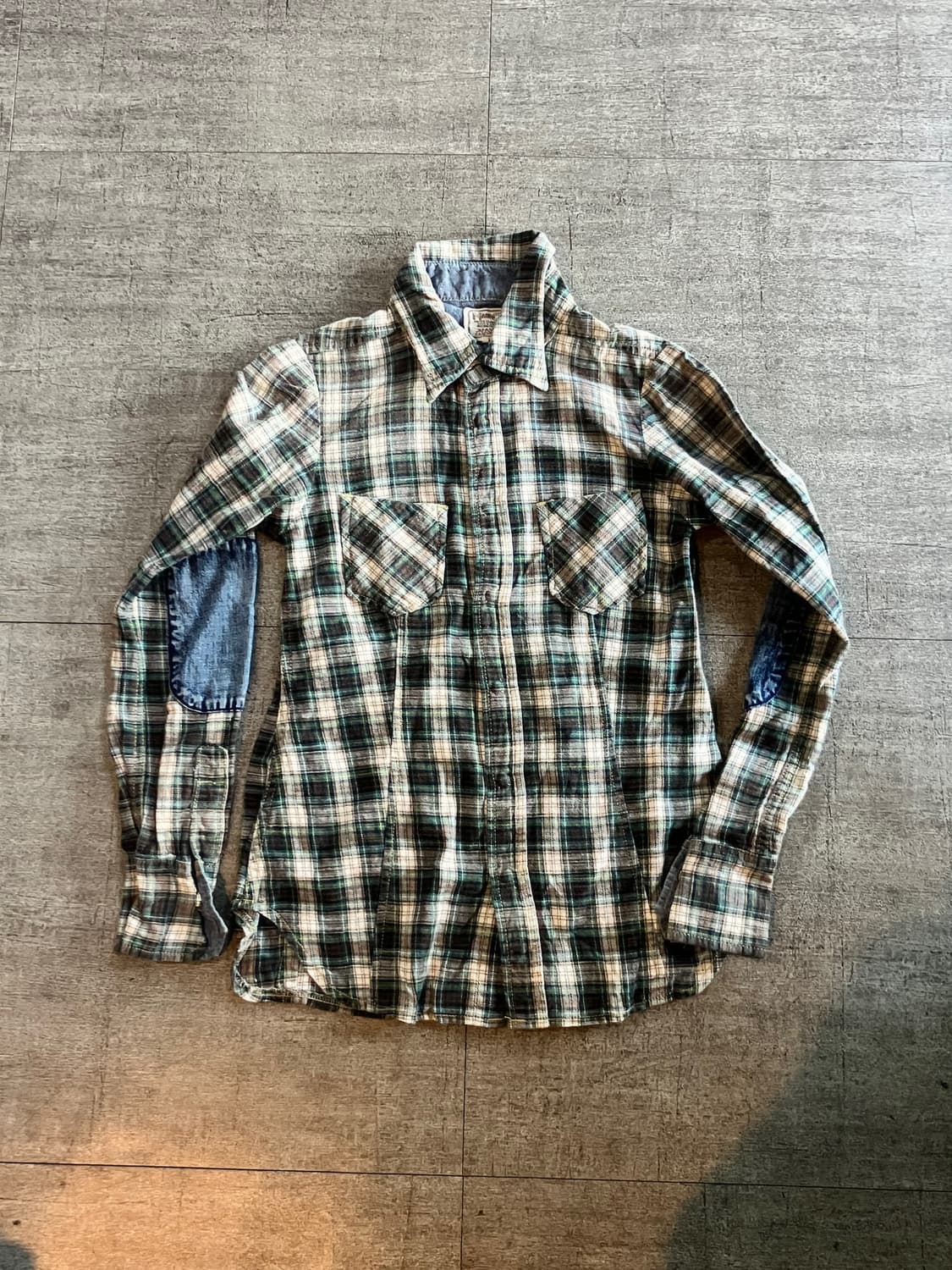 일본빈티지 Mandc 올드스쿨아메카지 웨스턴 체크셔츠 상품이미지1