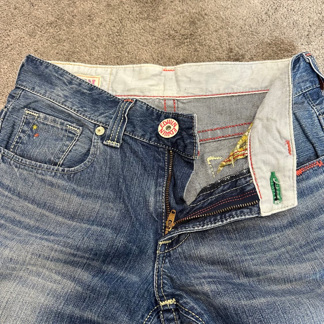 에드윈 익스클루시브 빈티지 데님 팬츠(M) 상품이미지4