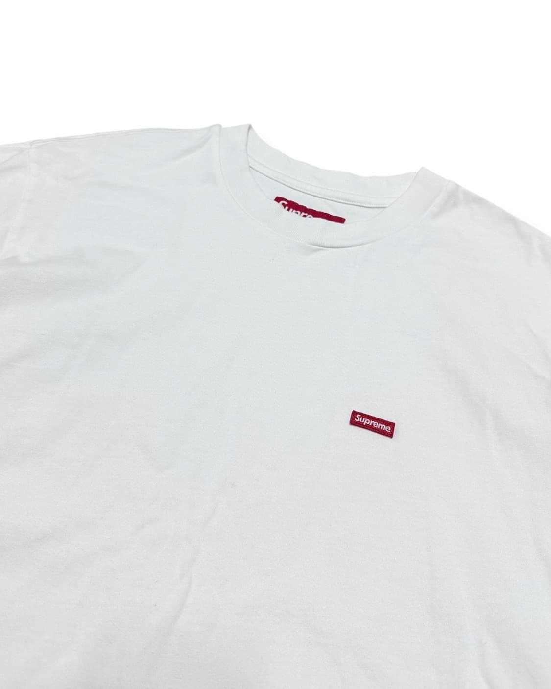 슈프림 박스로고 흰색 반팔티 상품이미지3