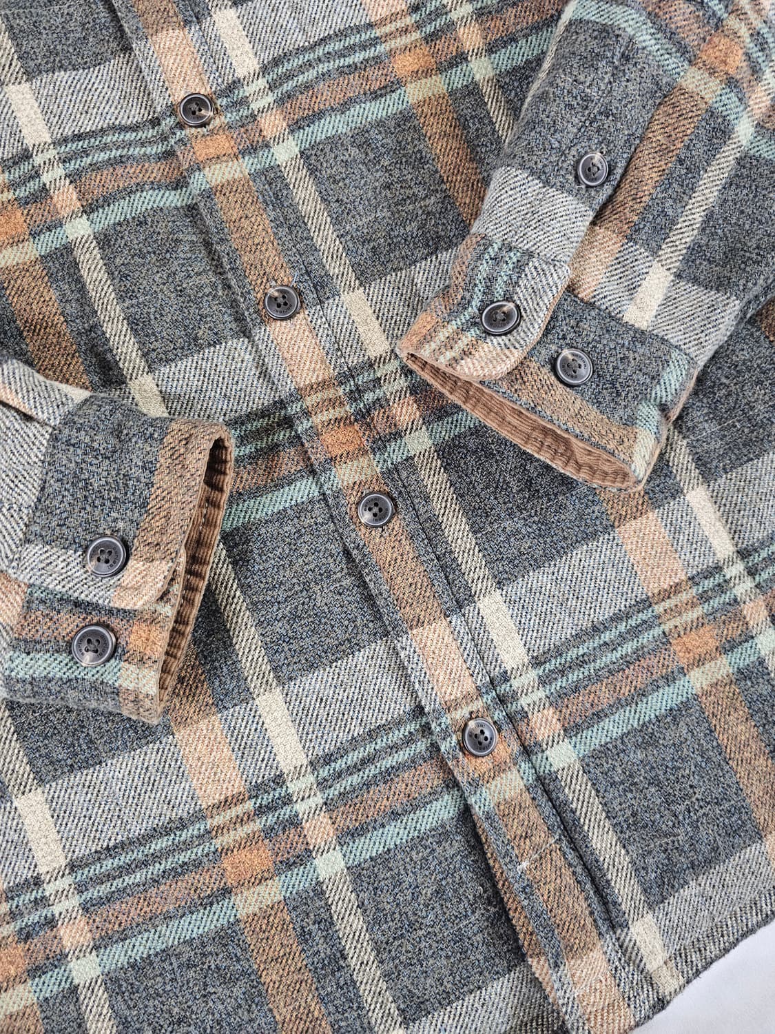 [110,XXL] series 코오롱 시리즈 코듀로이 체크 패딩 셔츠 상품이미지4