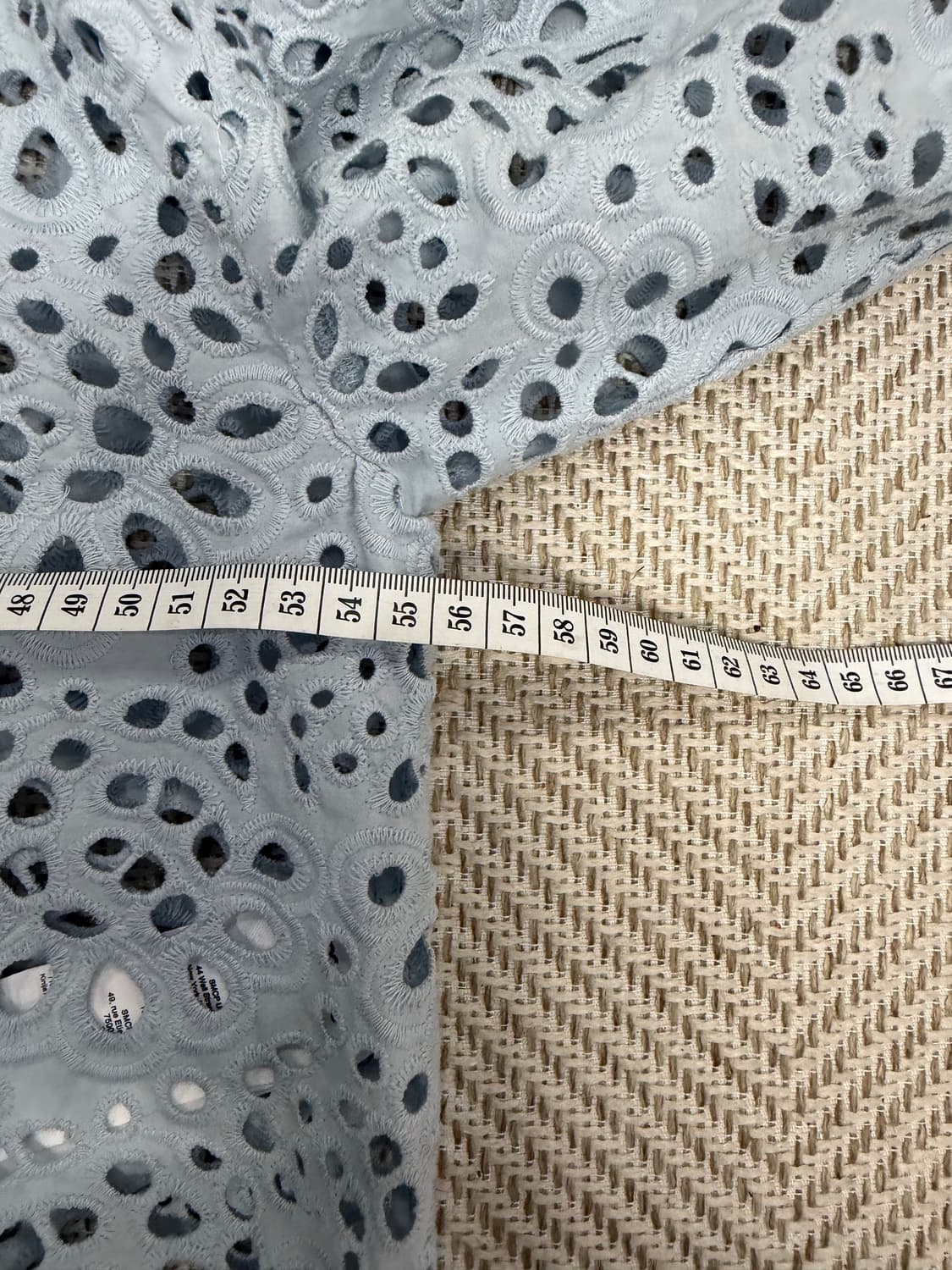 정품) 마쥬 아일렛 레이스 오버사이즈 블라우스 1 상품이미지8