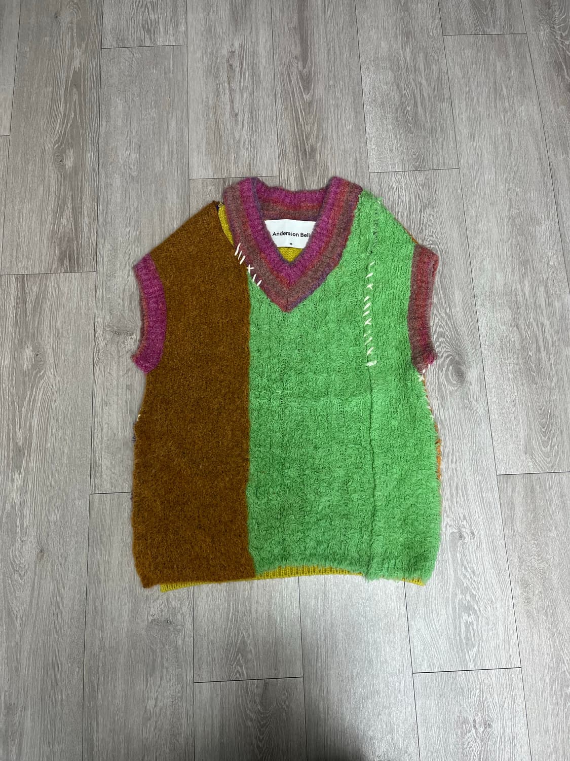 Andersson Bell Multicolor Zoey Knit Vest 상품이미지3