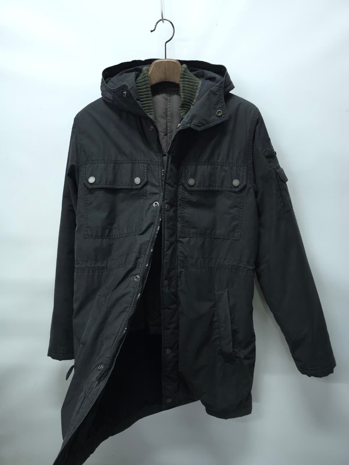 타미힐피거 남성 빈티지워싱 덕다운 야상자켓 (95사이즈) 상품이미지4