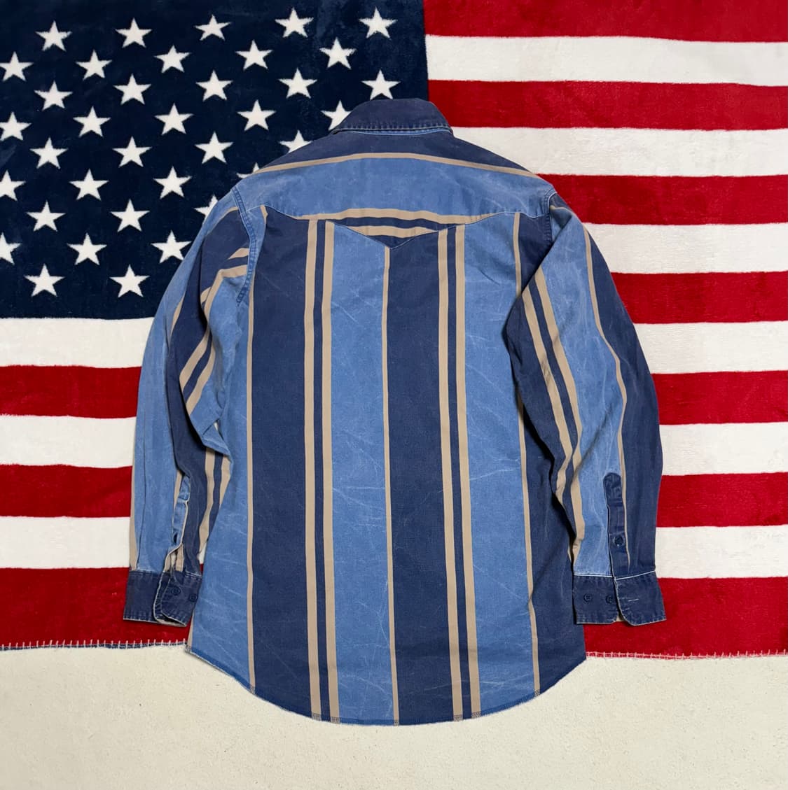 랭글러 웨스턴셔츠 Wrangler western shirt 빈티지 [L] 상품이미지10