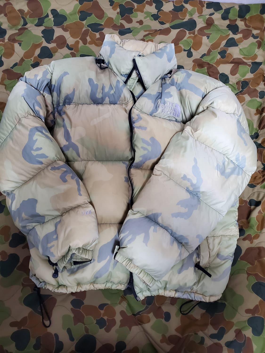 노스페이스 눕시 카모 센터로고 상품이미지1