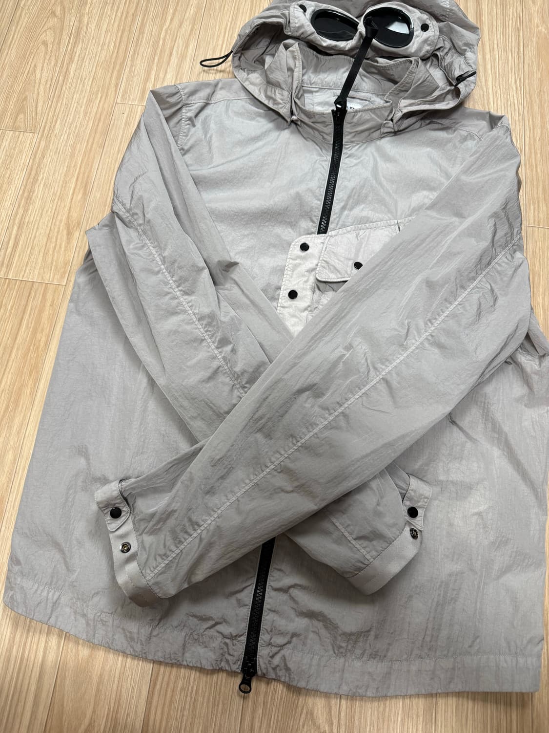 CP컴퍼니 크롬 고글 바람막이 자켓 그레이 L 상품이미지2