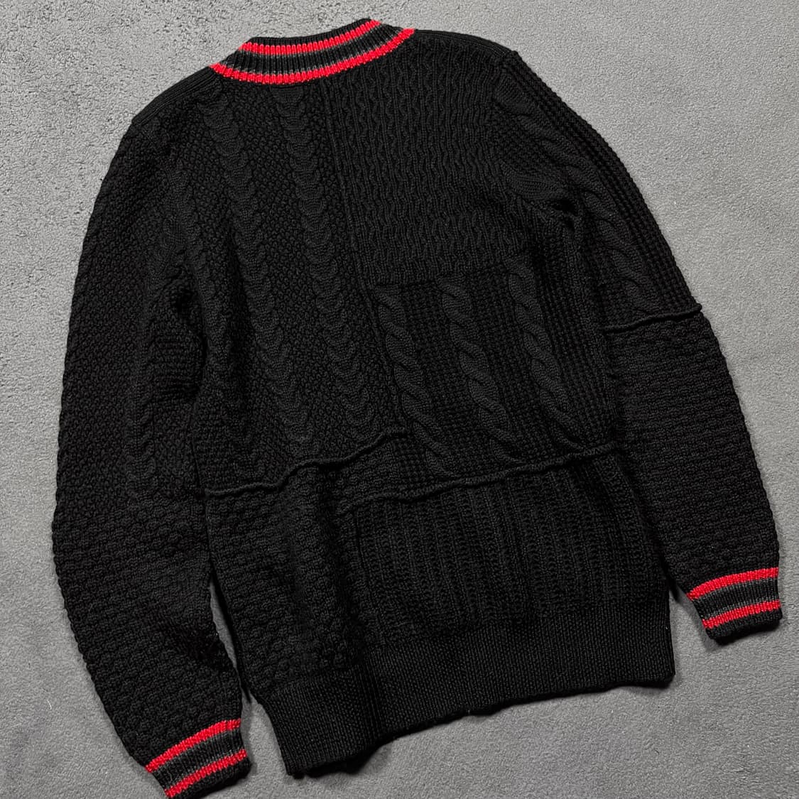 Diesel 디젤 패턴 브이넥 니트 상품이미지4