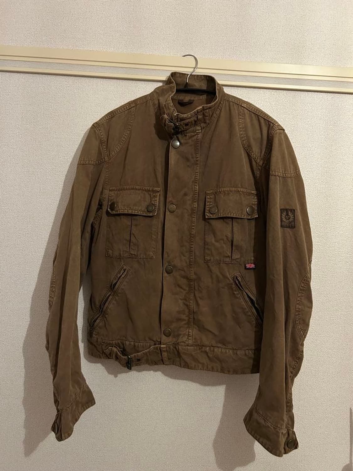 이태리 벨스타프 캔버스 라이더 쟈켓 상품이미지1