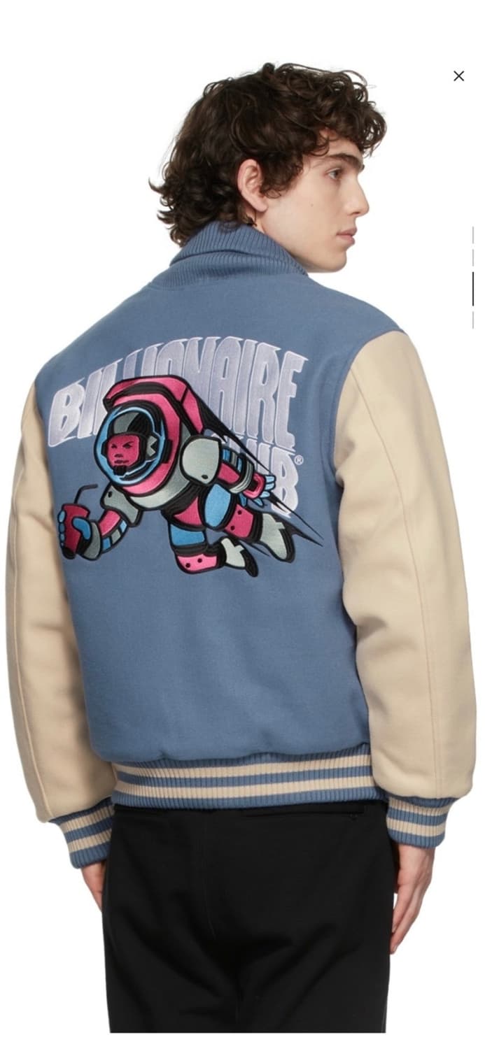 XL) 빌리어네어보이즈클럽 바시티자켓 블루 bbc자켓 상품이미지1