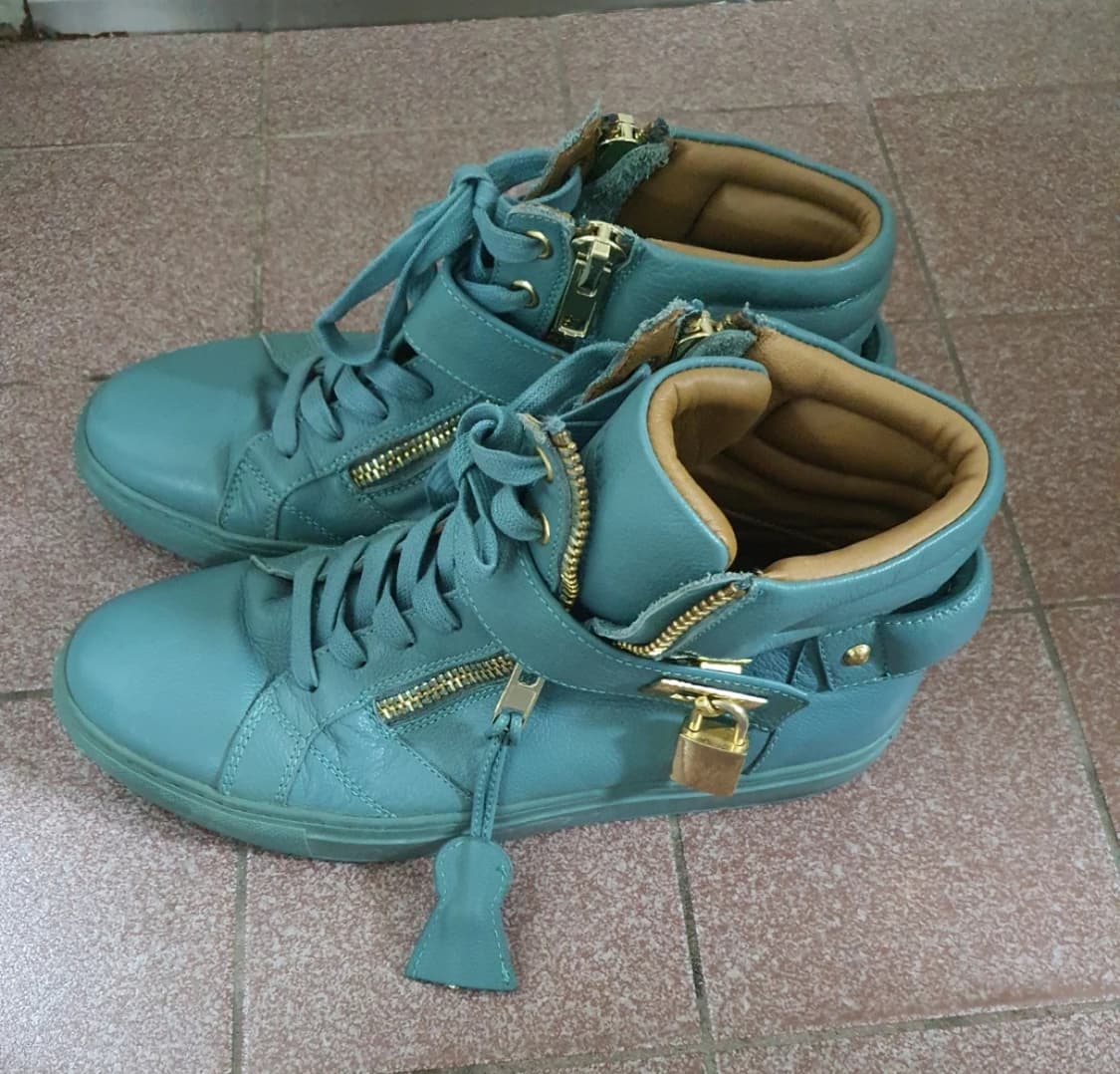 Buscemi 부세미 하이탑 스니커즈 민트 42  상품이미지2