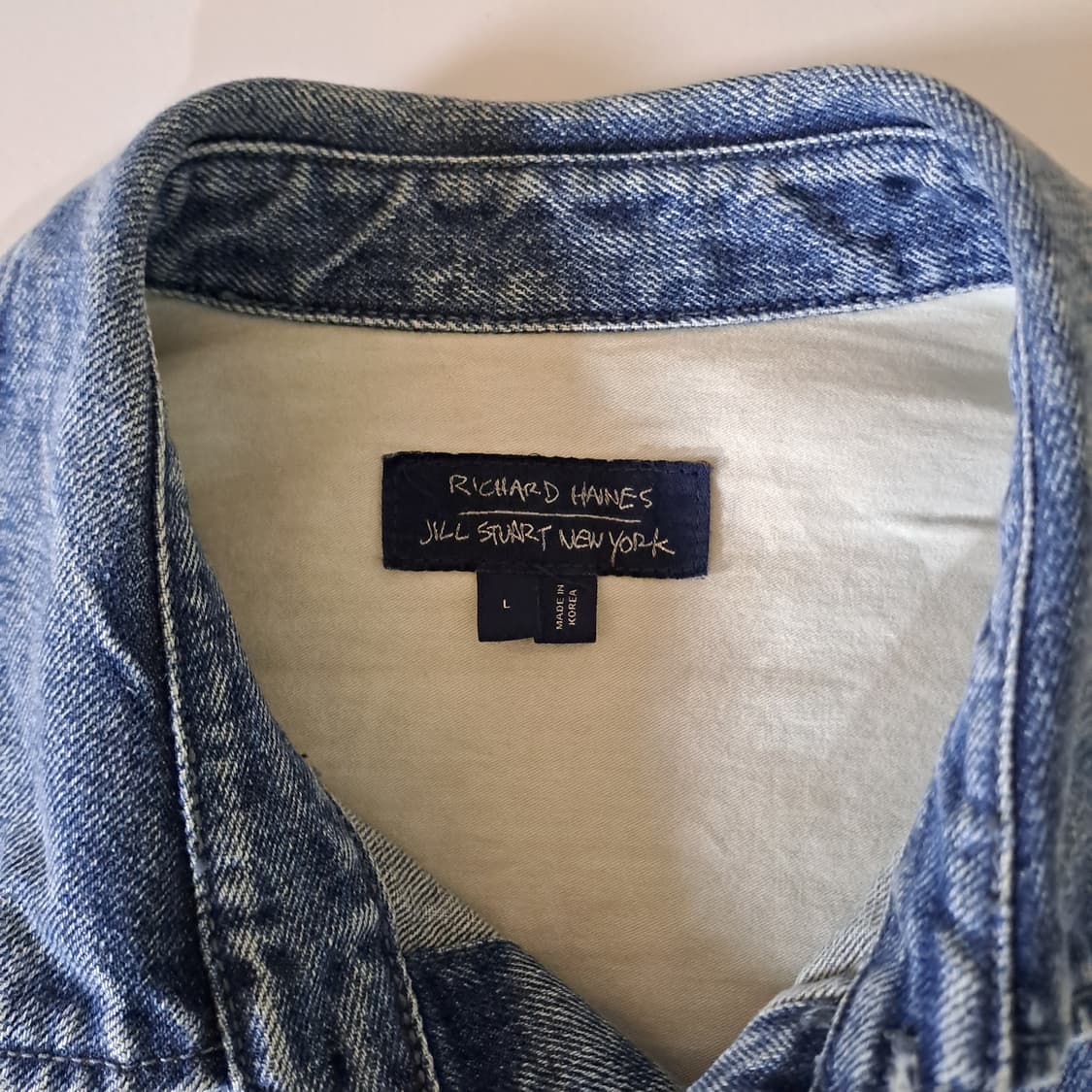 (택포) 질스튜어트뉴욕 X 리차드헤인즈 데님 아우터 셔츠 B329 상품이미지9