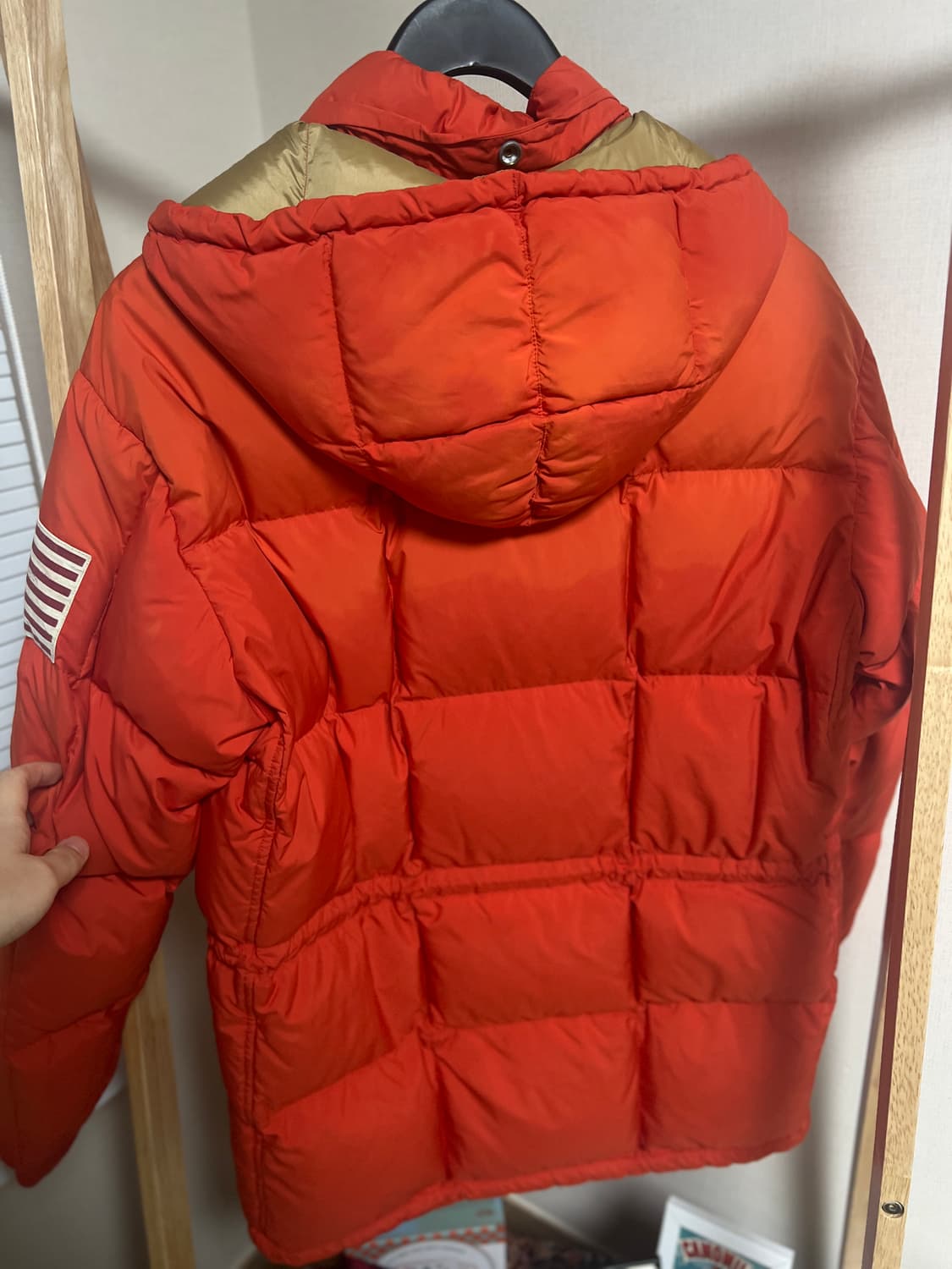 폴로 유콘 오렌지 썬페이드 다운자켓(m) 상품이미지6