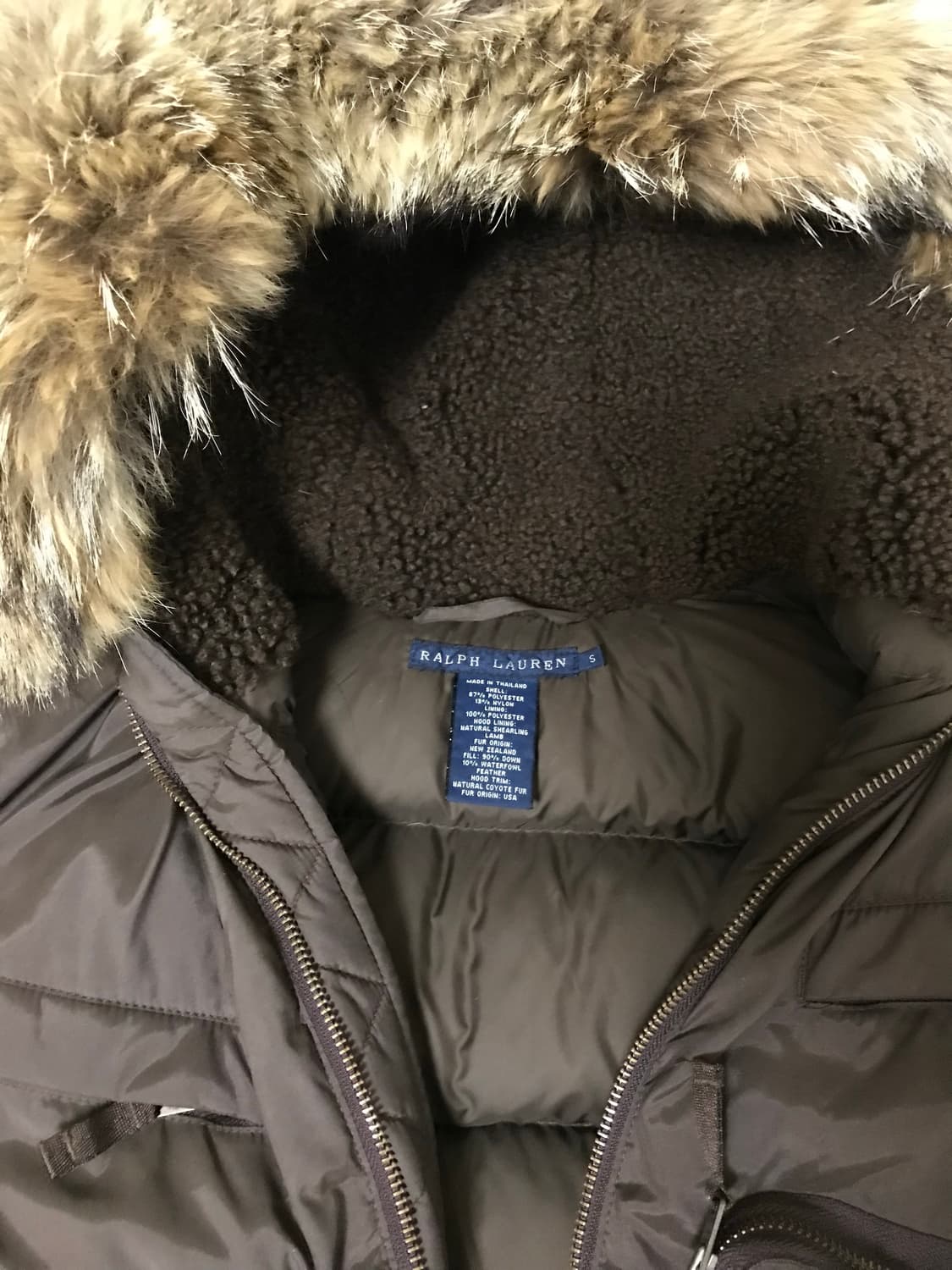 폴로 랄프로렌 숏패딩 크롭 봄버 상품이미지4